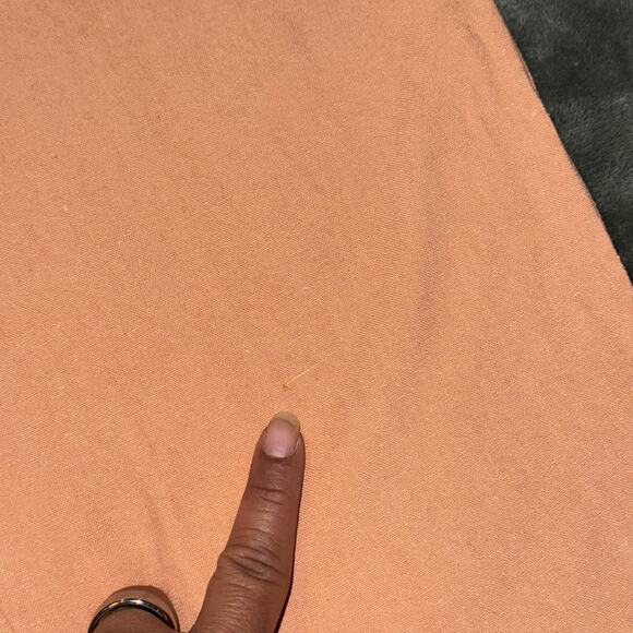 Bogari Studio Pant Womens Medium Orange 100% Silk Pockets Drawstring Long Sleeve - Picture 5 of 8